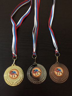Медали самбо новые