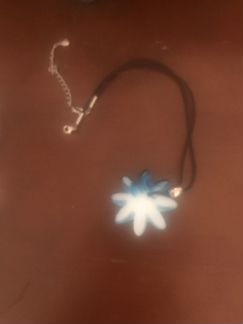 Подвеска из чешского стекла