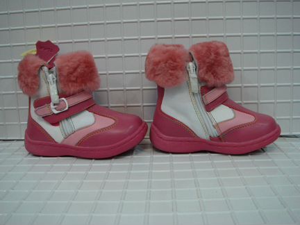 Новые Зимние ботинки для девочек мутон