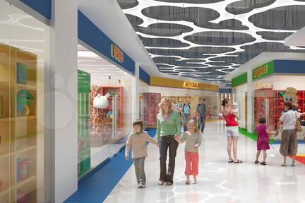 Торговое помещение в прикассовой зоне, 67.7 м²