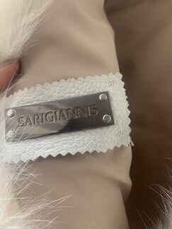 Полушубок из норки светлый цвет ванили