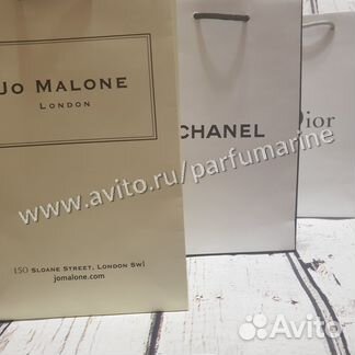 Пакет Jo malone Пакет Chanel Dior Dolce Gabbana
