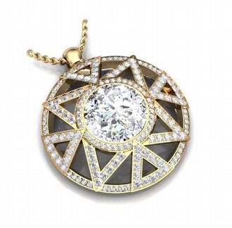 Новая Подвеска Кулон Золото 585 бриллиант фианит