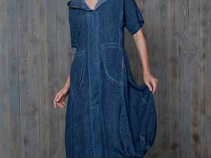 Авито Платья Лен фото 16