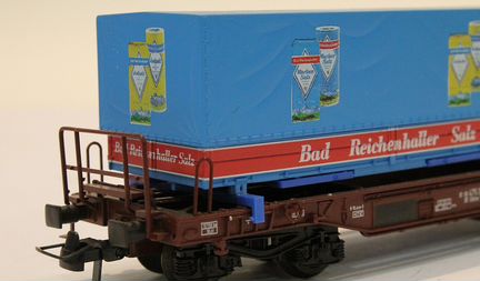 Roco Крутая Металлическая Платформа с контейнерами