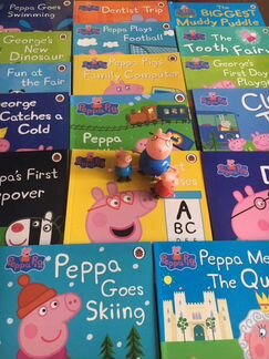 Набор из 20 ниг Peppa Pig + 2 CD Новые