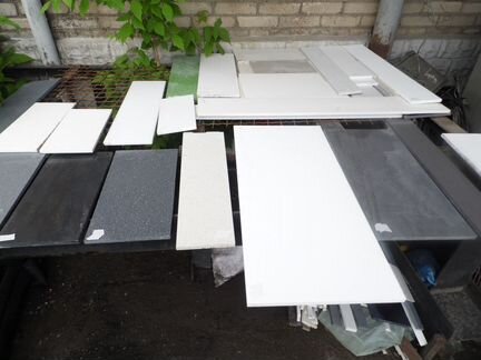 Акрил или искусственный Камень остатки