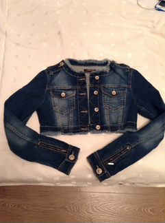 Куртка джинсовая укорочённая