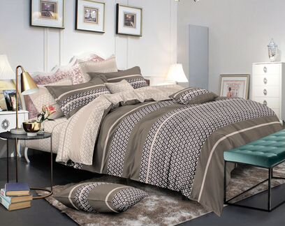 Постельное белье Orlagh Цвет: Коричневый (2 спал.)