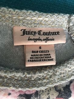 Костюм Juicy Couture для девочки 4-5 лет