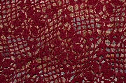 Шикарная шаль новая вишневая