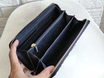Женский клатч кожаный кошелёк D & G