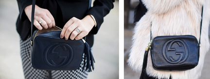 Сумка Gucci Soho Клатч на ремне Гуччи Сохо Гучи К