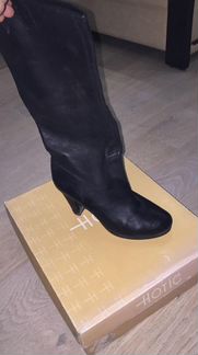 Сапоги кожаные