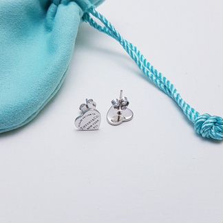 Серьги сердечки Tiffany Return to Tiffany серебро