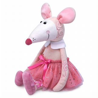 Мягкая игрушка Basik&Ko Балерина в розовом Лола (M