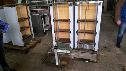 Аппараты для шаурмы на углях