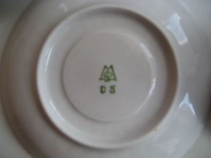 Кофейный набор чашек. Перламутр СССР