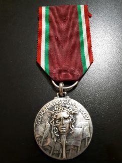 Медаль победа над Германией серебро