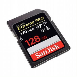 Новая Карта памяти SanDisk Extreme Pro 128Gb