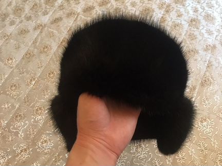 Норковая шапка мужская