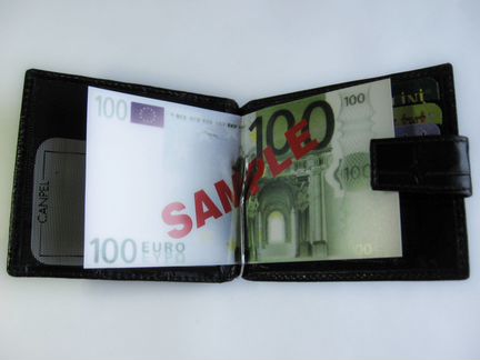 Кошелек, портмоне, зажим, натуральная кожа