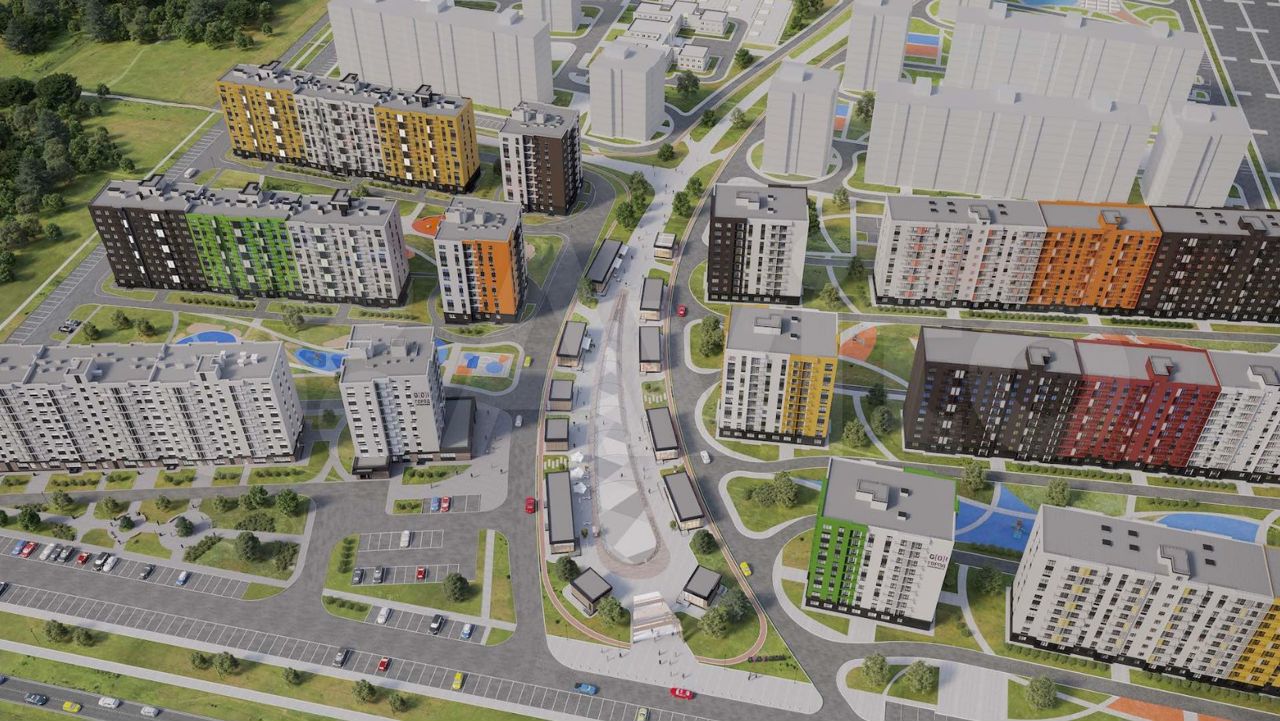 1-к квартира, 34.8 м², 1/10 эт.