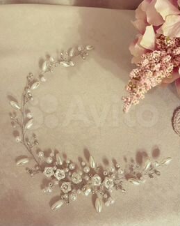 Свадебный гребень, тиара, украшение для волос