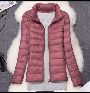 Пуховик тонкий теплый куртка аля Uniqlo