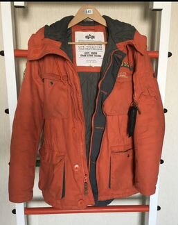 Парка Alfa Industries красная