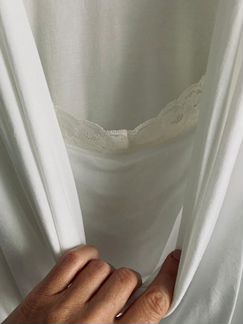 Рубашка кофта белая р.44-46