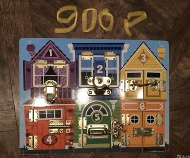 Бизиборд Melissa / пазлы Djeco/Janod