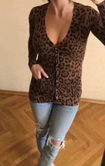 Кардиган женский Dolce gabbana оригинал леопард