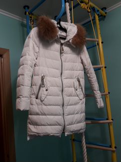 Пуховик белый