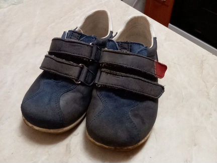 Ботинки кожанные