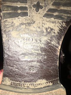 Сапоги кожаные Hugo boss оригинал