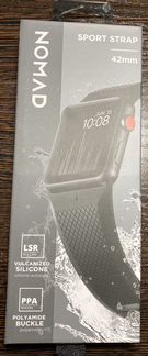 Силиконовый ремешок Nomad Sport Strap Black