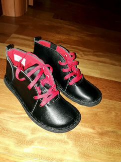 Ботинки кожаные