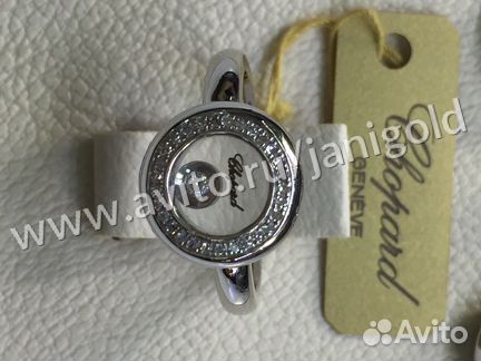 Золотое кольцо с бриллиантом Шопард