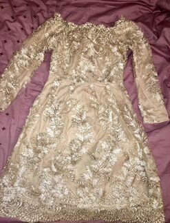 Новое очень красивое платье, расшитое вручную