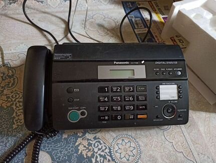 Телефон факс Panasonic kx-ft988 почти ка новый