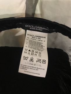 Меховые наушники Dolce&Gabbana original новые