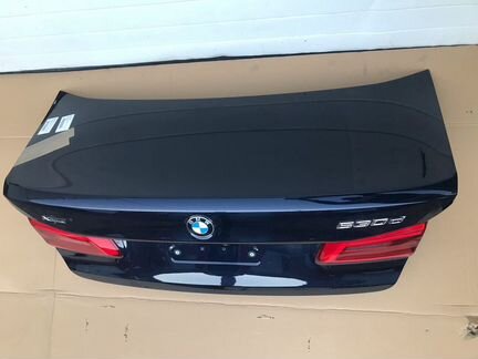 Крышка багажника белая Bmw 5 серии G30 G38 +