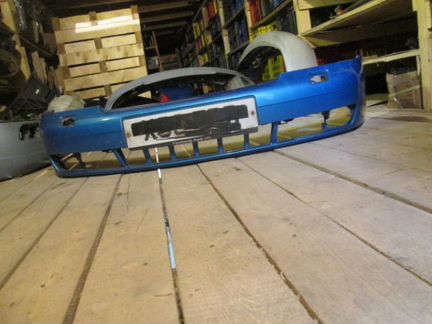 Бампер передний audi A4 (1999-2001) под омыватели