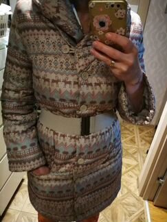 Пальто на пуговицах