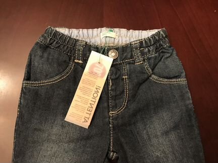 Брючки джинсы детские Италия benetton новые