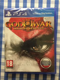 Продаю диск God of War 3 для ps4, в пленке