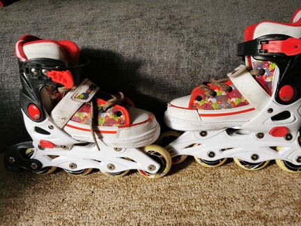 Ролики детские XS 29-32 kreiss angry birds