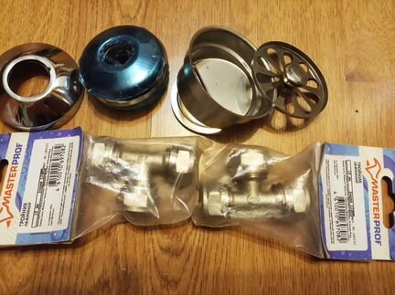 Выпуск поддона душа,тройник, отражатели