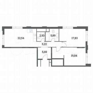 2-к квартира, 80.1 м², 36/41 эт.